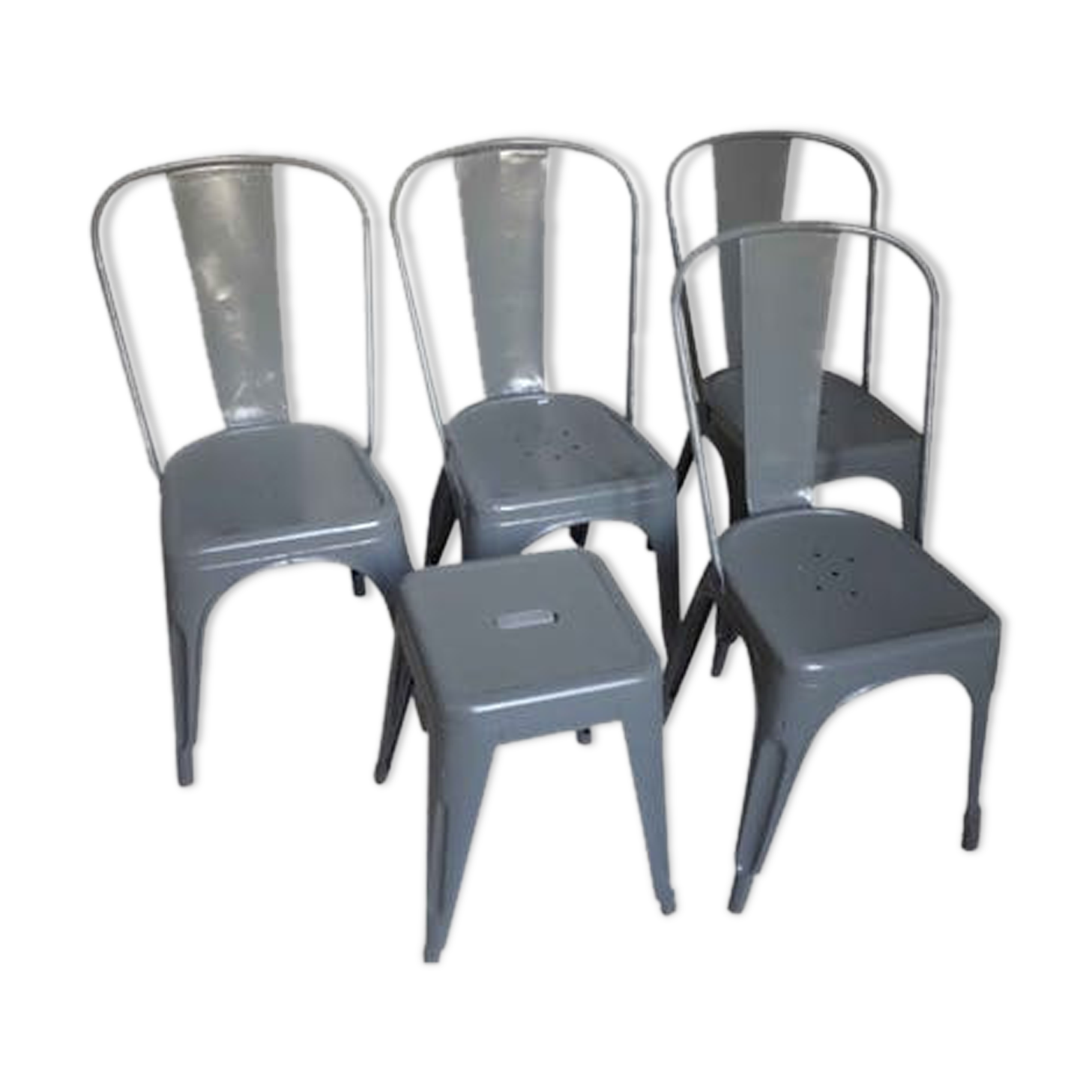 Suite Tolix chairs and stool 30-60