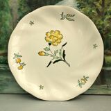 Flat plates stamped saline France