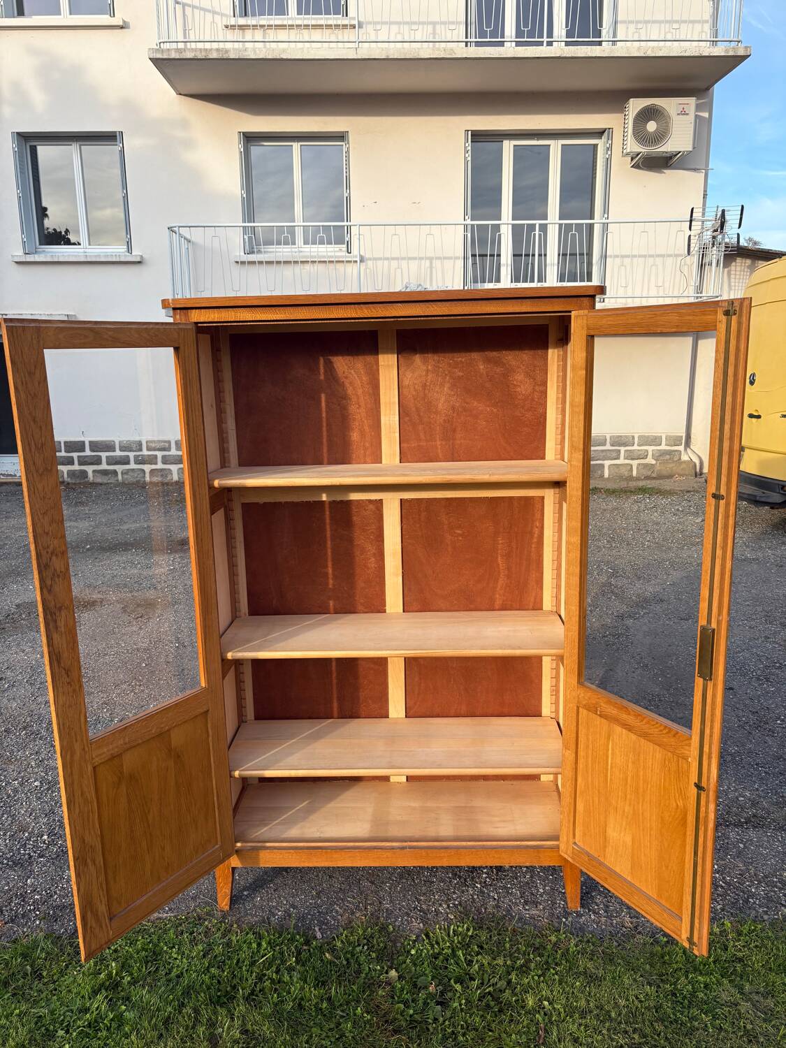 Glass cabinet / School display cabinet 1950