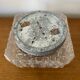 Antique Wall Lamp Ceiling Light Molded Glass + Vintage Metal Bracket #C384