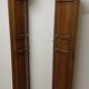 Pair of corners in ash and oak of the nineteenth century