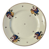 Hand-painted earthenware plate 22cm