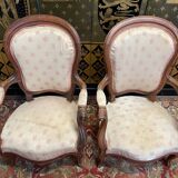 Paire de fauteuils Louis Philippe