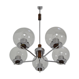 Mid-century Chandelier,Czechoslovakia,1960's.