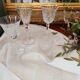 Cut crystal flute