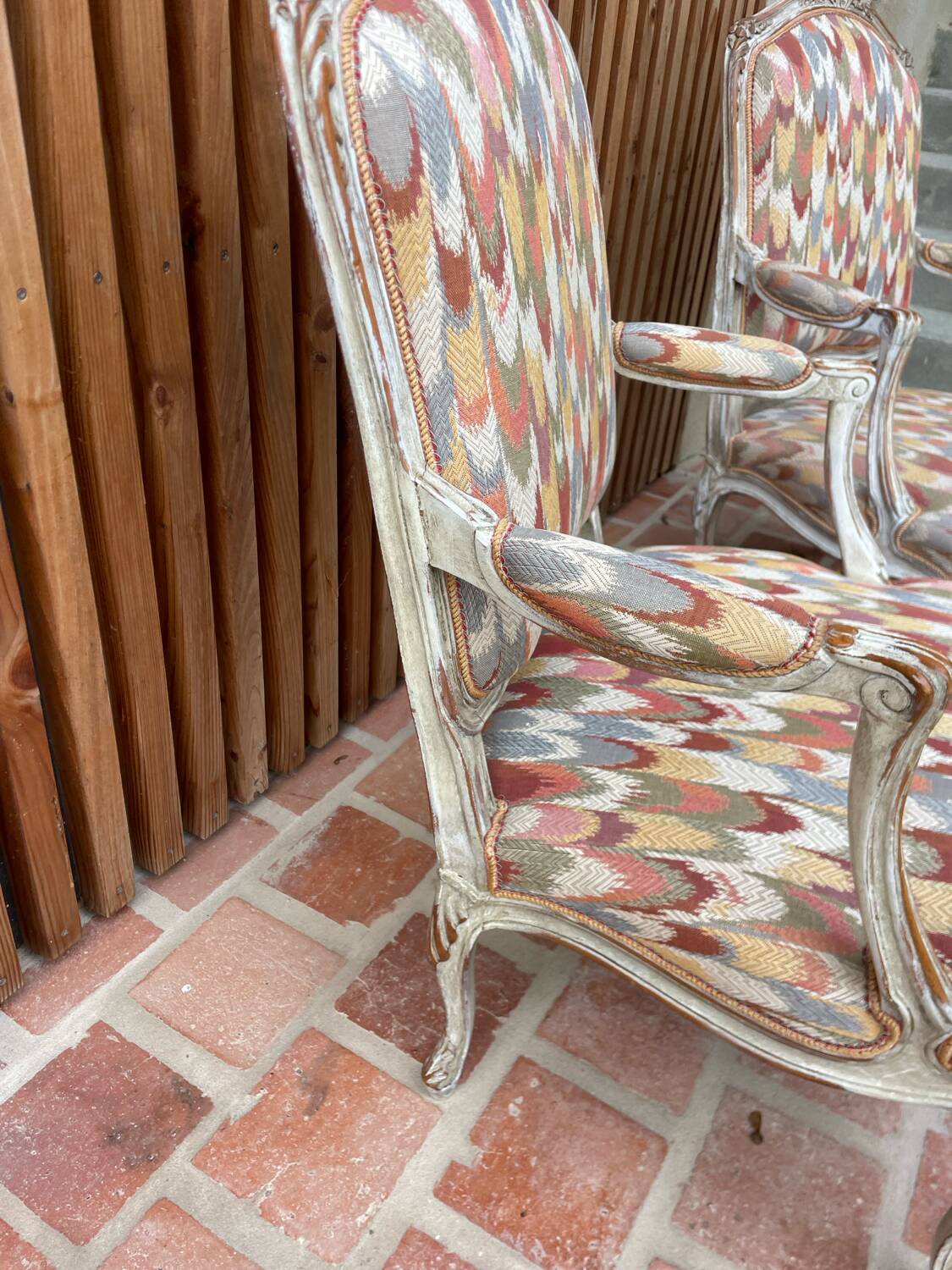 Pair of antique shepherdesses