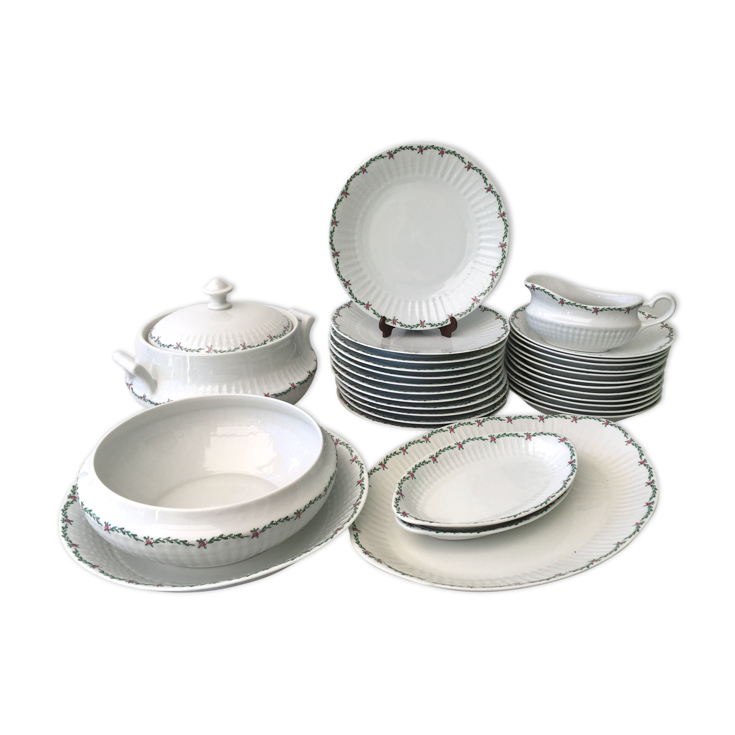 Plate service for 12 people 1970