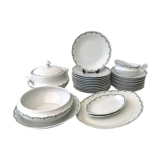 Service assiettes pour 12 personnes 1970