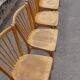 6 chaises baumann de bistrot
