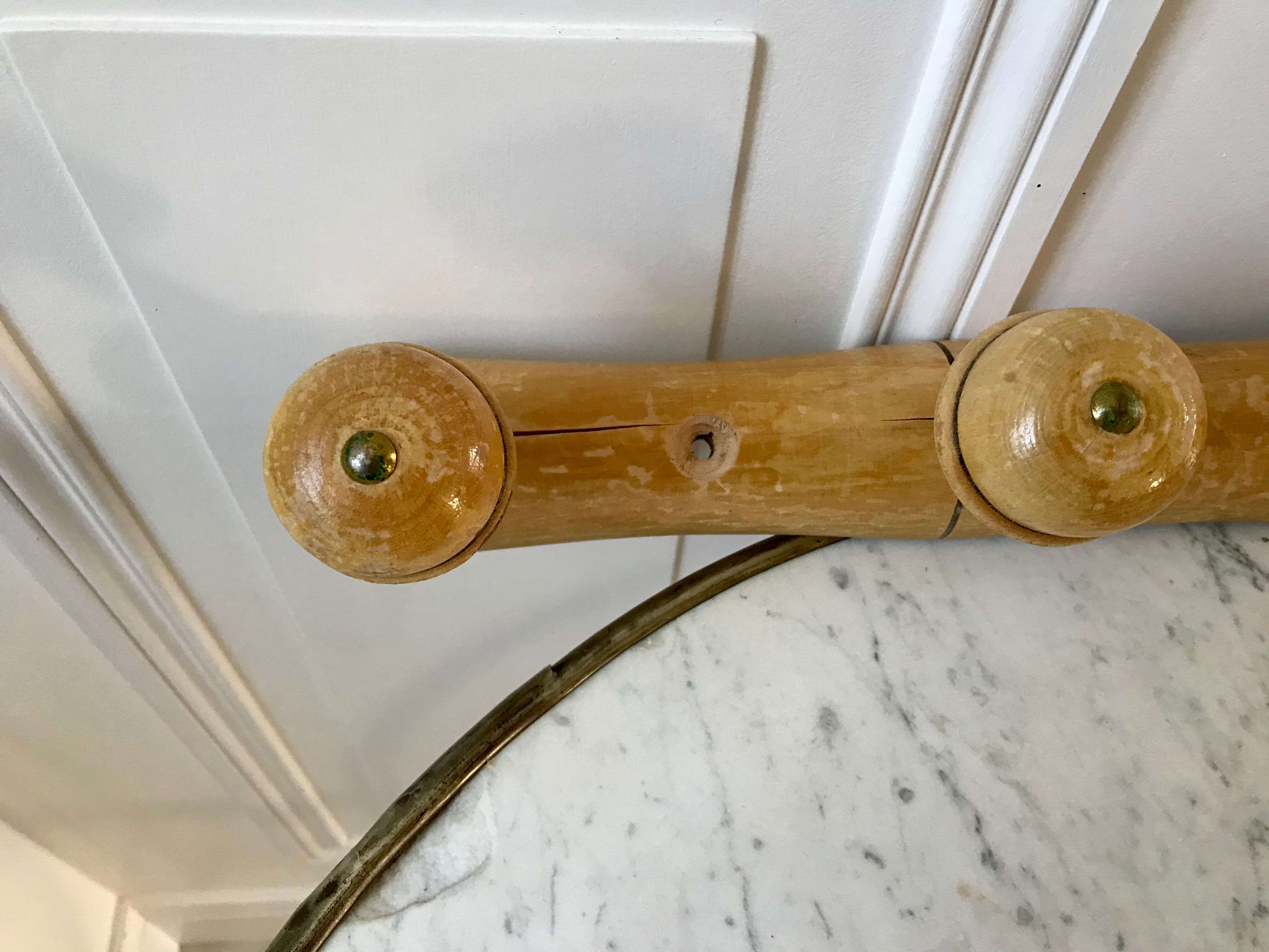 Beech wood hook bamboo effect 40-50s