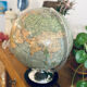 Globe terrestre lumineux Columbus Jordglob, Suède, 1950s