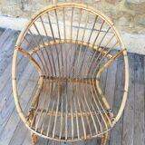 Rattan basket chair