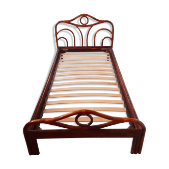 Rattan bed