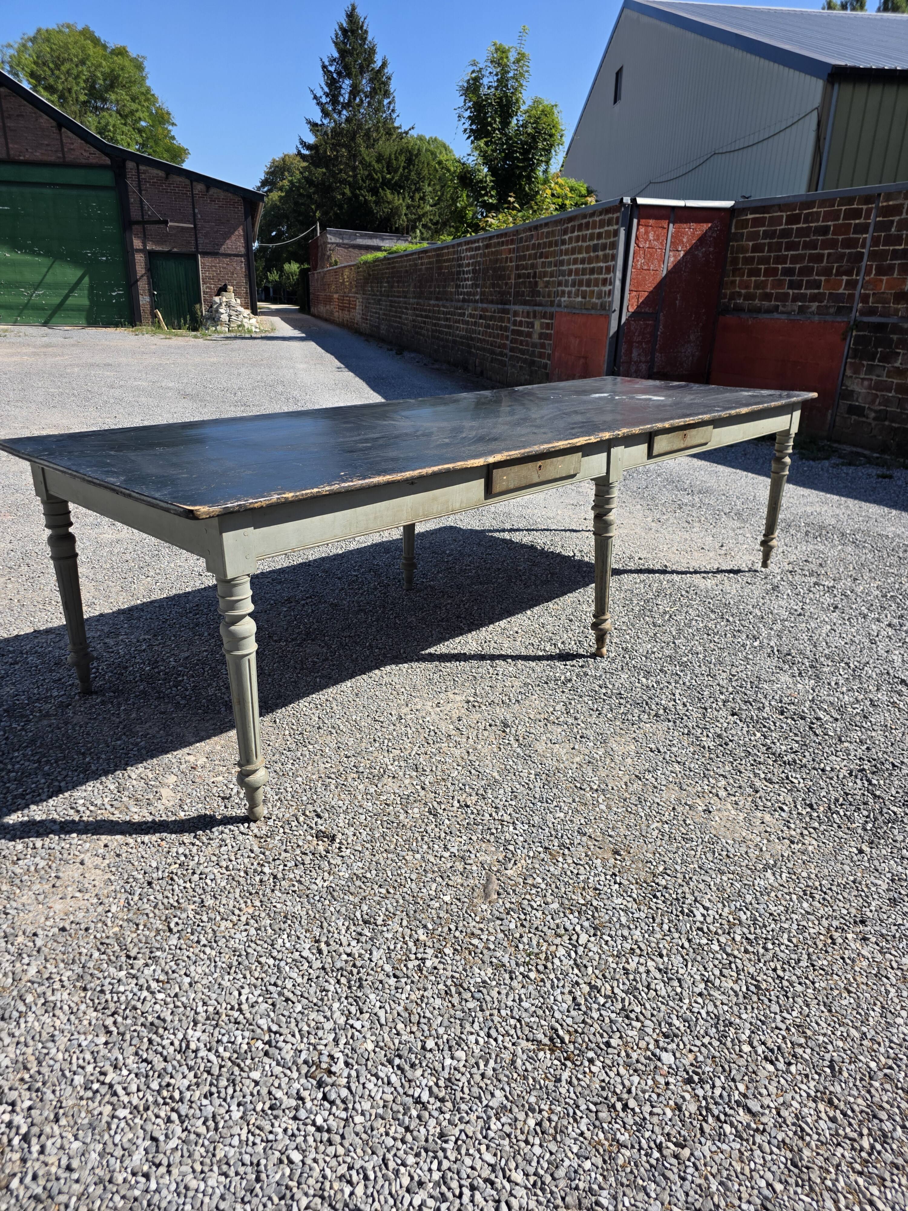 Old farmhouse table, 300 × 108cm