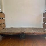 Industrial transport trolley