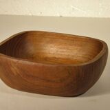 Teak bowl, empty pocket