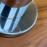 Vintage German table lamp in chrome and glass by Motoko Ishii for Staff.