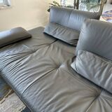Leather sofa Scenario Roche Bobois
