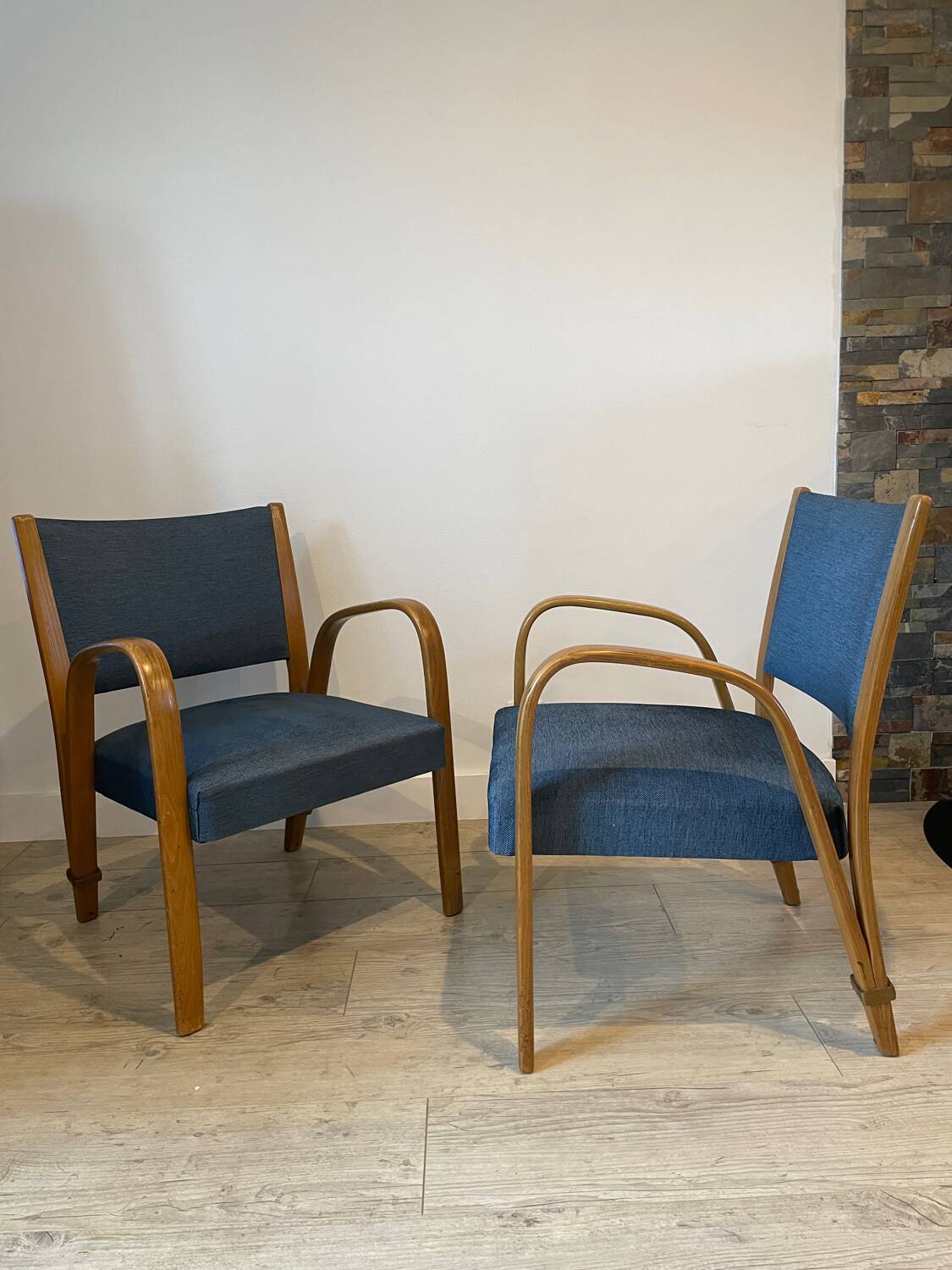 Bridge Bow Wood Steiner armchairs