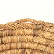 Braided round basket or wall decoration, 70s