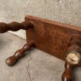 Antique rectangular milking stool
