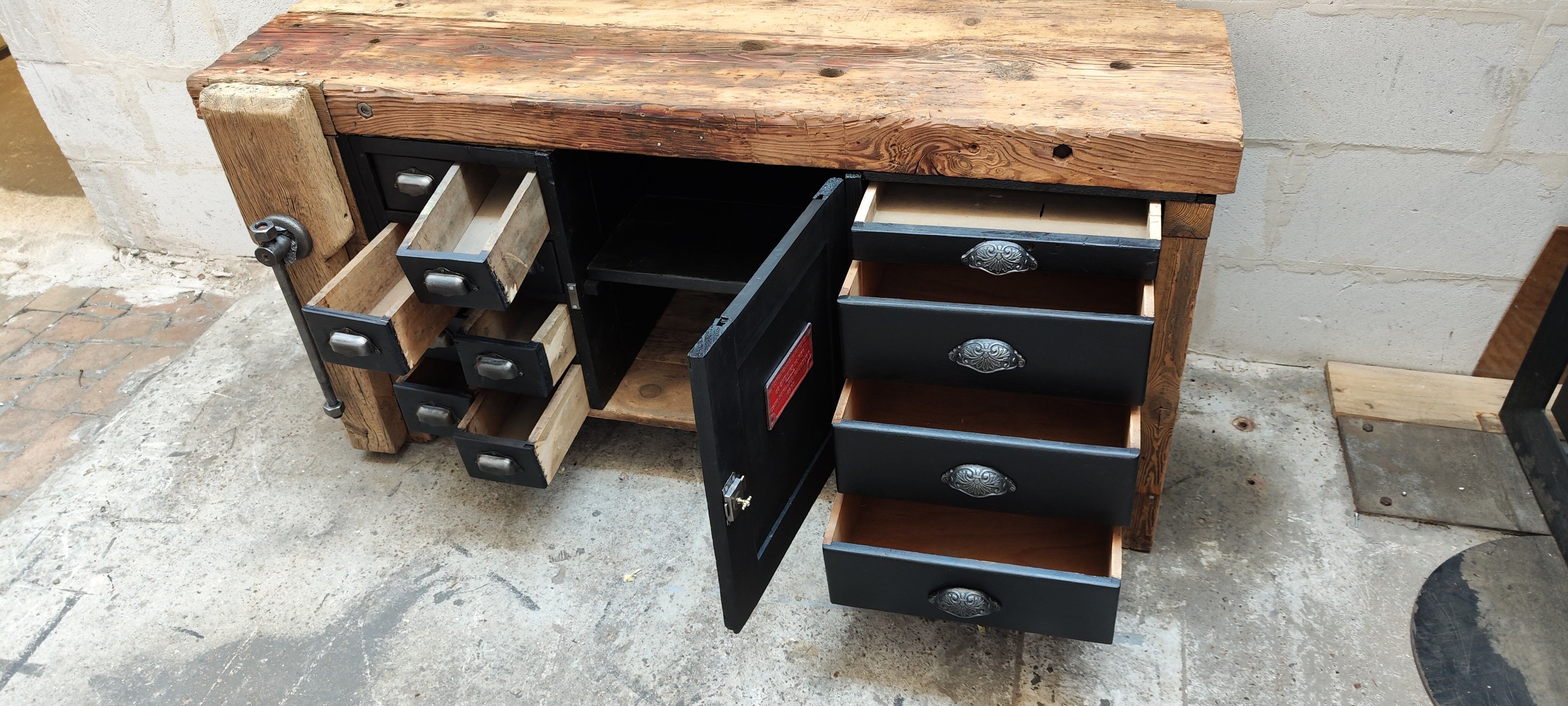 Carpenter's workshop table