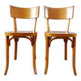 Pair of Baumann bistro chairs