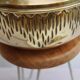 Golden brass cache-pot