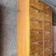 Un Meuble De Notaire / Métier Double Colonnes à Clapet (Restaurer)