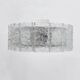 Mid-century glass tubes flush mount by Doria Leuchten, Germany, 1960s