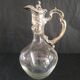 Silver metal ewer "tuileries" ercuis