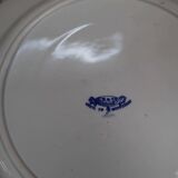 Creil & Montereau Terre de Fer plate Pagoda model 24cm