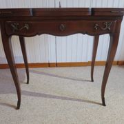 Secretary with mechanism - 4 secret drawers - lock - marquetry chessboard - 1950
