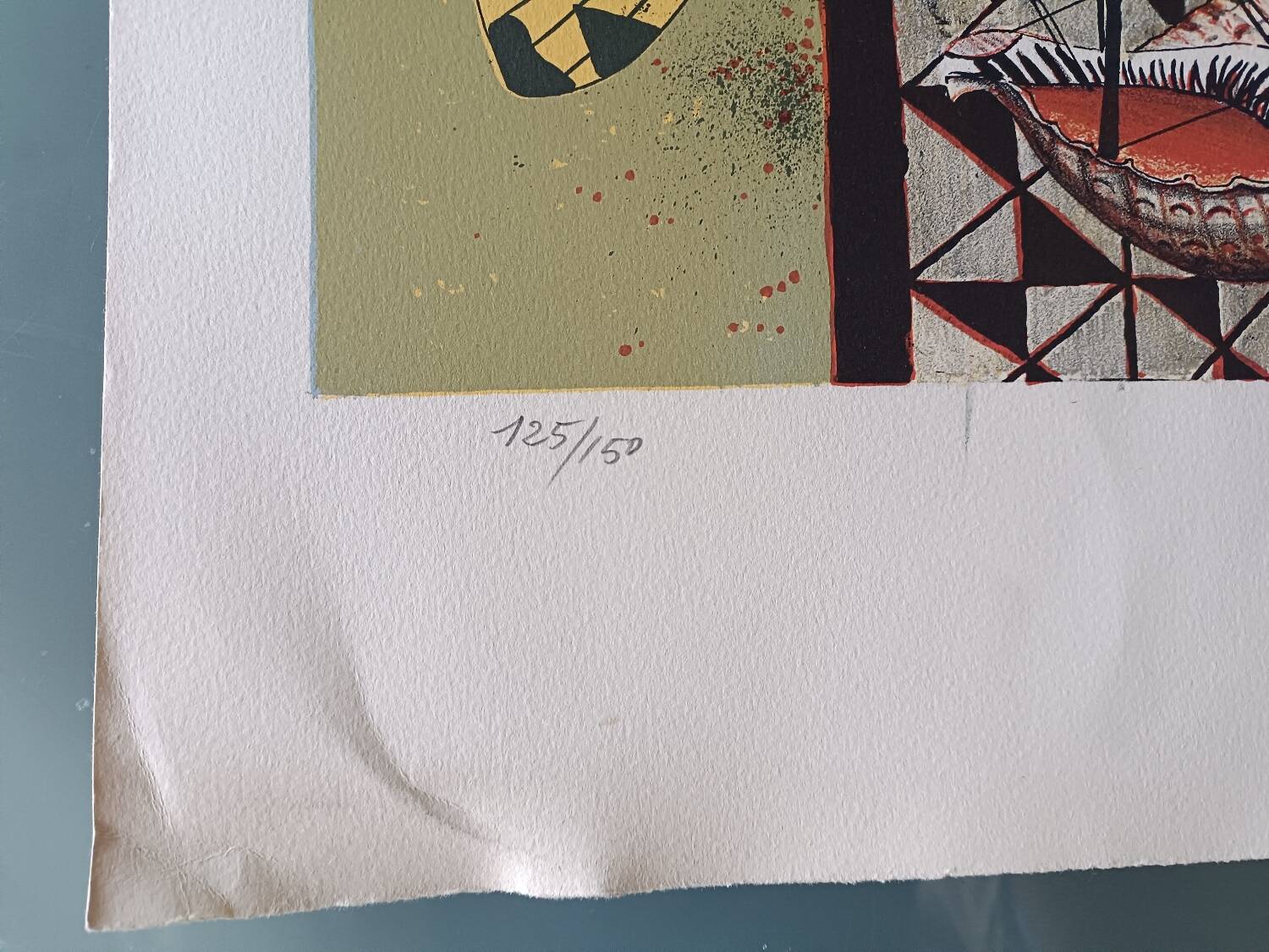 Jean-Pierre ALAUX Signed and numbered lithograph surrealism eroticism