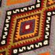 6x8 Multicolor Geometric Style Anatolian Vintage Kilim Rug, 177x236Cm
