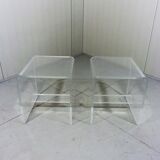 Vintage plexiglass stools 1960-70’s