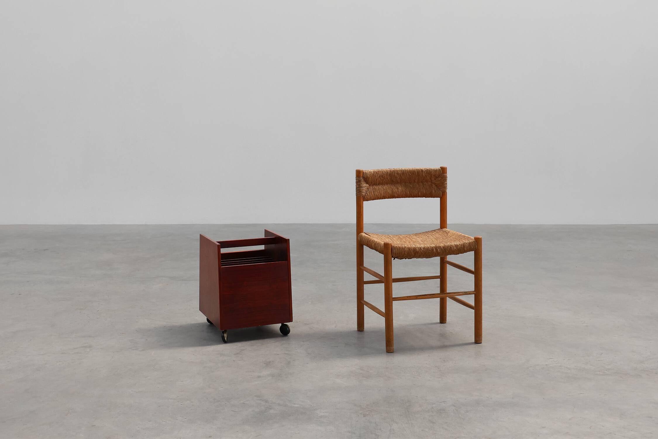 Magazine LP Caddy Rack by Rolf Hesland for Bruksbo, Norway 1970s