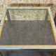 Coffees tables in chrome & brass