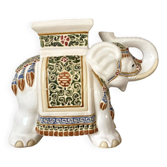 Vintage elephant plant holder