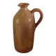 Vintage stoneware liqueur bottle with handle