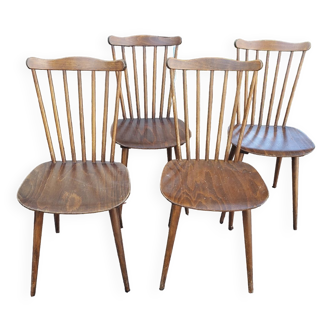 Ensemble de 4 chaises Baumann modèle Menuet