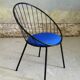 Set de 4 fauteuils corbeille des années 1950