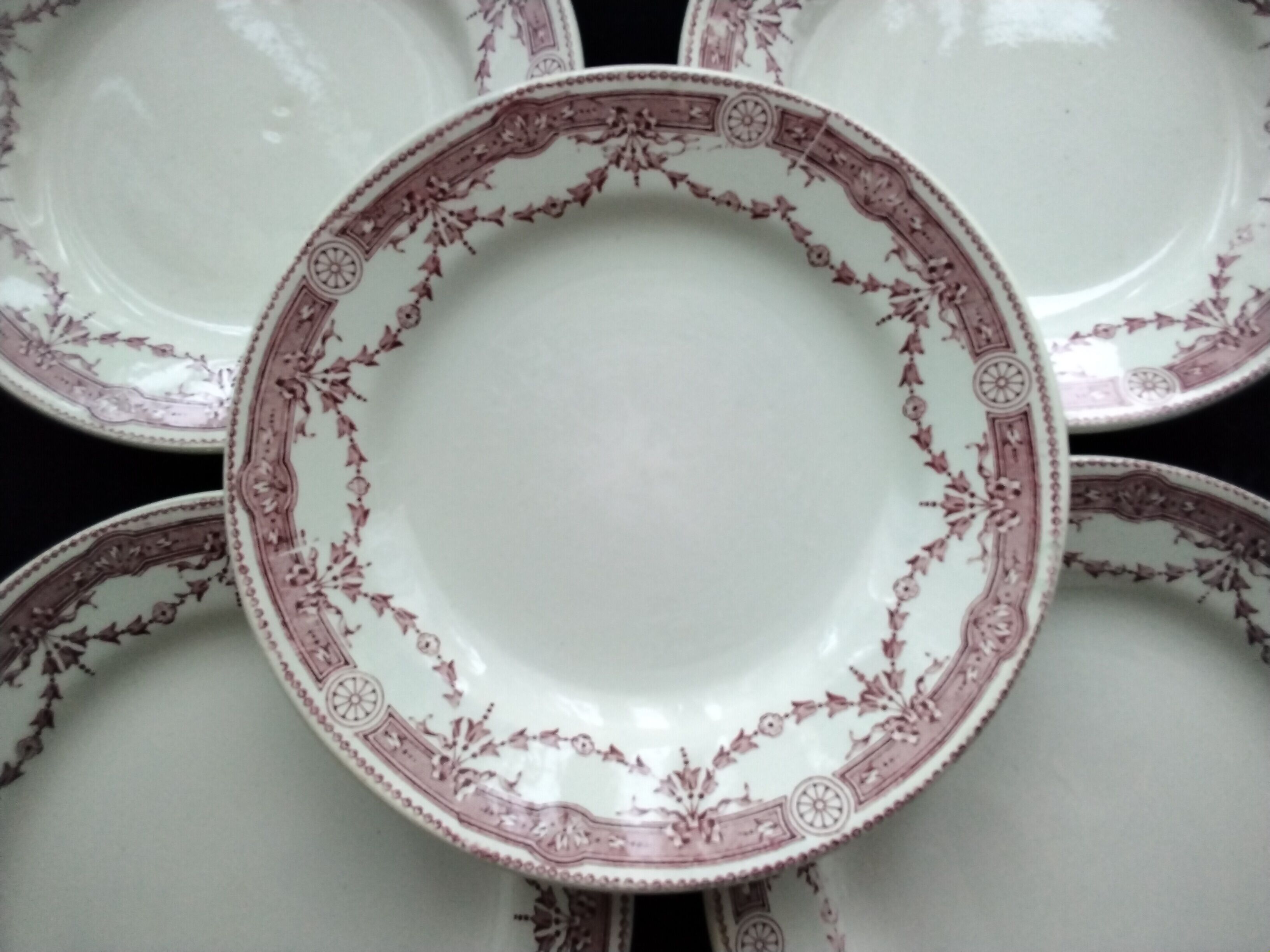 5 dessert plates Hamage Moulin des Loups Provence model