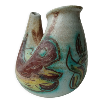 Accolay vase decorated with fish