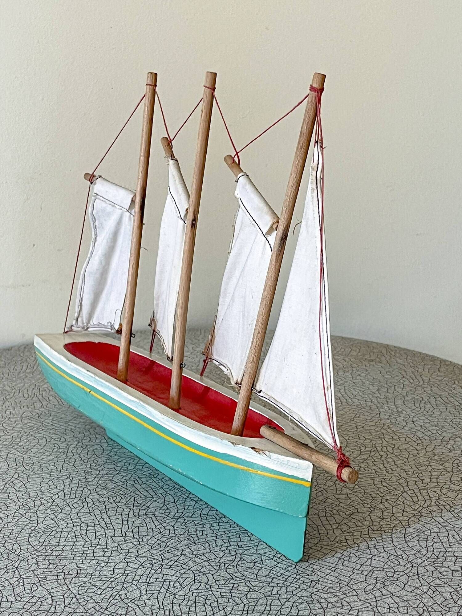 Three-masted basin sailing yacht by the German brand Greiner.