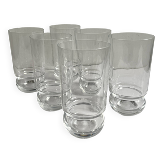 Crystal orangeade glass