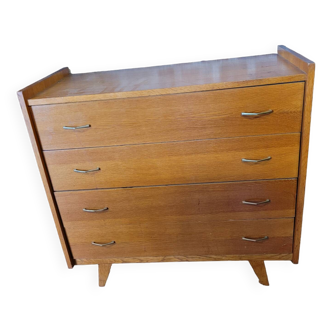 Commode vintage des années 60 en chêne