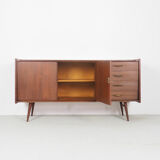 Vintage Dutch design sideboard in teak 1950's