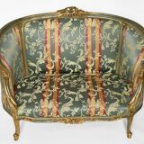 Canapé corbeille de style Louis XV