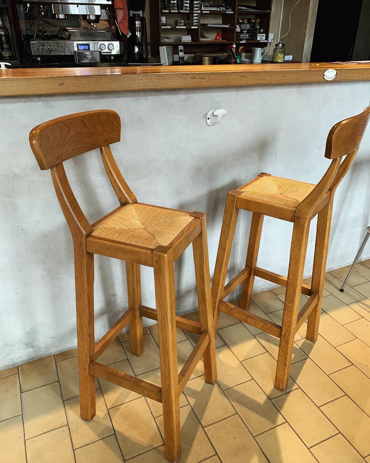Pair of bar chairs